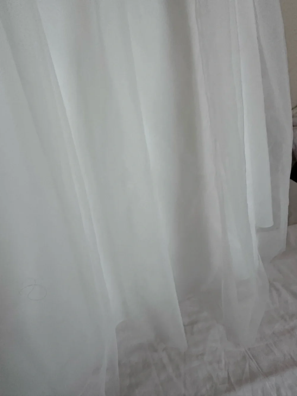 David’s Bridal DB Studio Flower Girl Dress Ivory Tulle Beaded Size 8 NWT - Picture 7 of 11